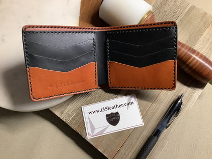 Bifold Wallet - English Tan with Black interior