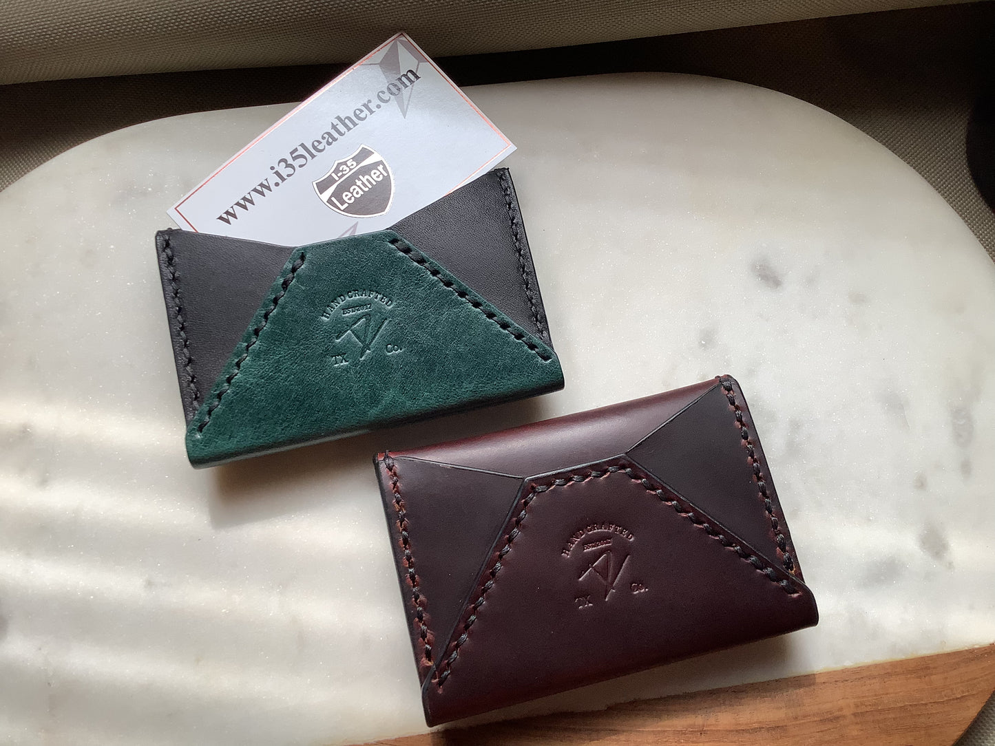 Envelope Card Wallet - I-35 Leather