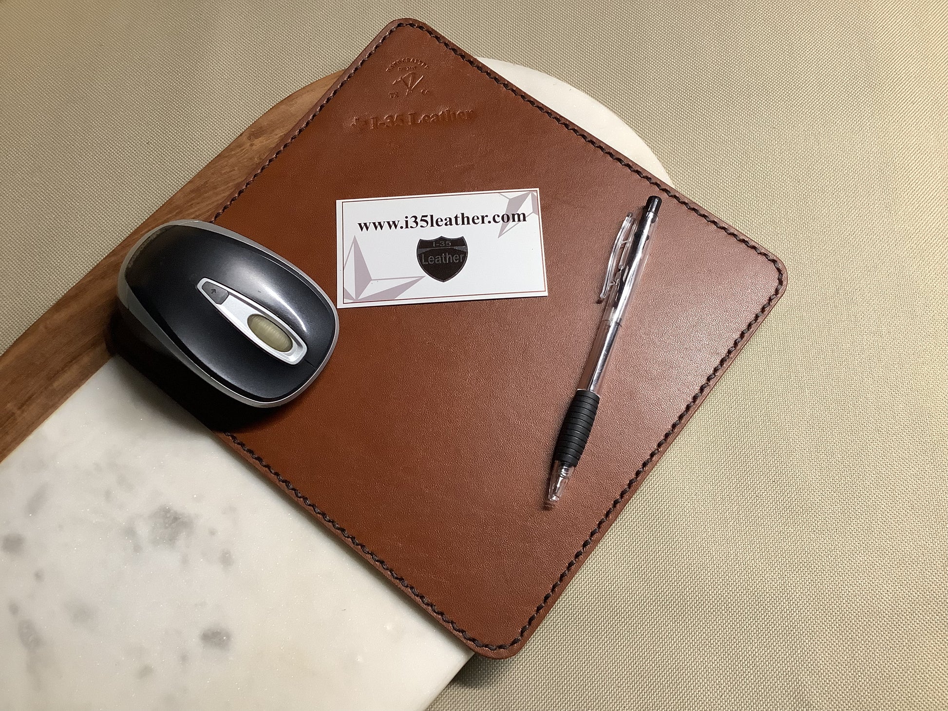 Mousepad   I-35 Leather