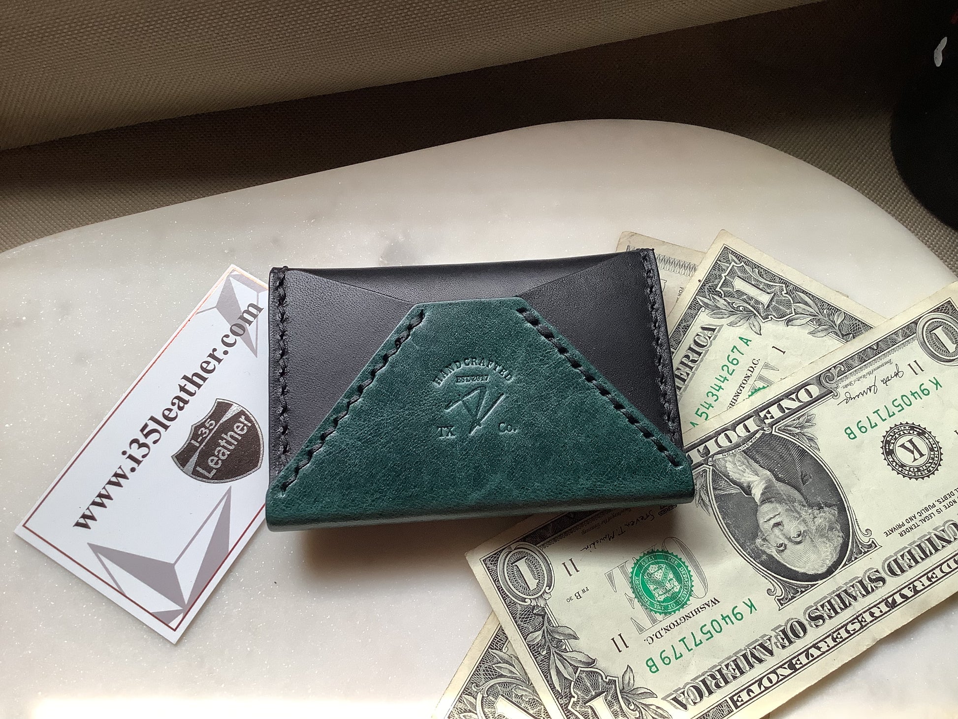 Envelope Card Wallet - I-35 Leather