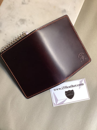 I-35 Leather - Small Notepad - Pecan exterior Leather